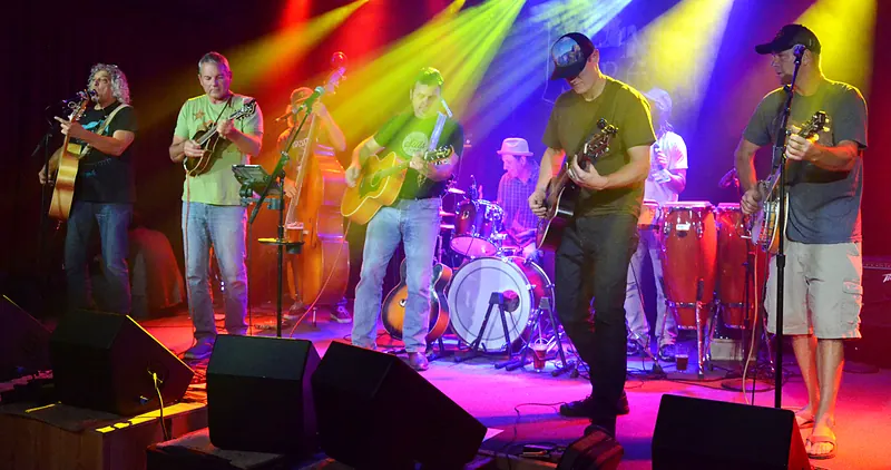 A band on stage at The Siren in Morro Bay